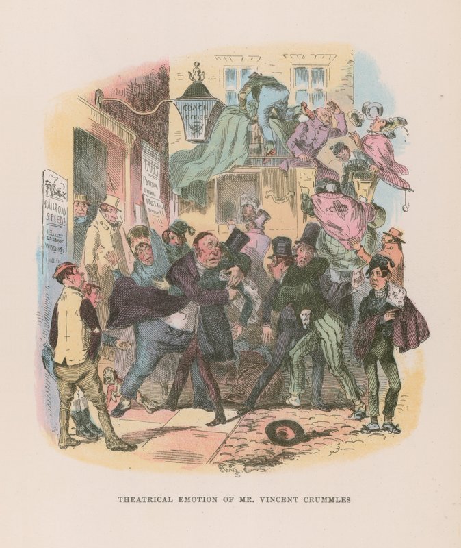 Illusztráció Nicholas Nickleby számára alkotó: Hablot Knight Browne