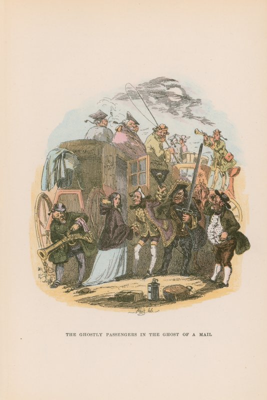 Illusztráció a Pickwick Papers számára alkotó: Hablot Knight Browne