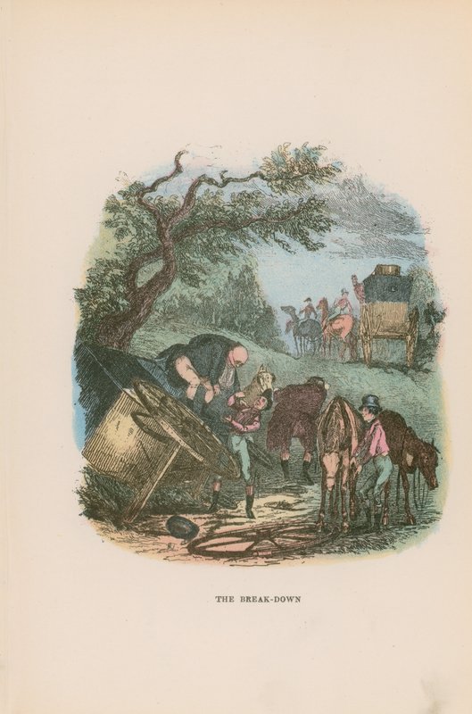 Illusztráció a Pickwick Papers számára alkotó: Hablot Knight Browne