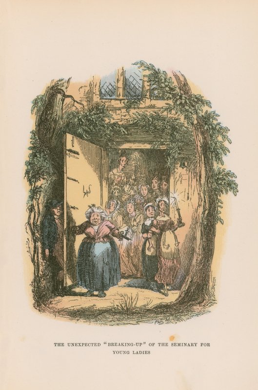 Illusztráció a Pickwick Papers számára alkotó: Hablot Knight Browne