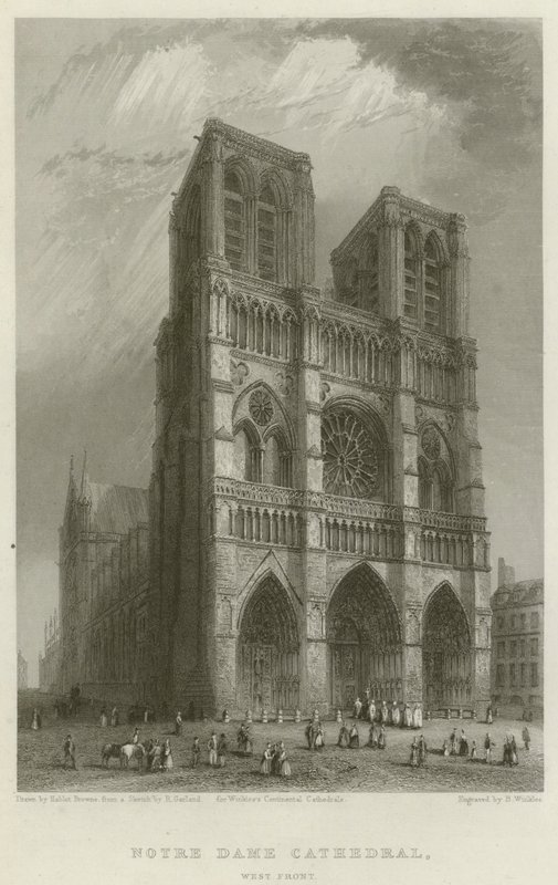 Notre Dame katedrális, nyugati front alkotó: Hablot Knight Browne