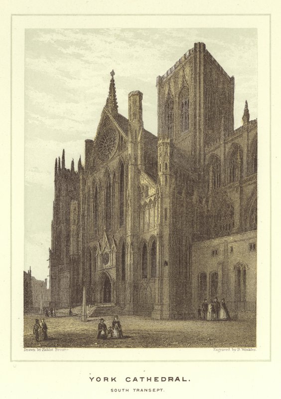 York-i katedrális, déli kereszthajó alkotó: Hablot Knight Browne
