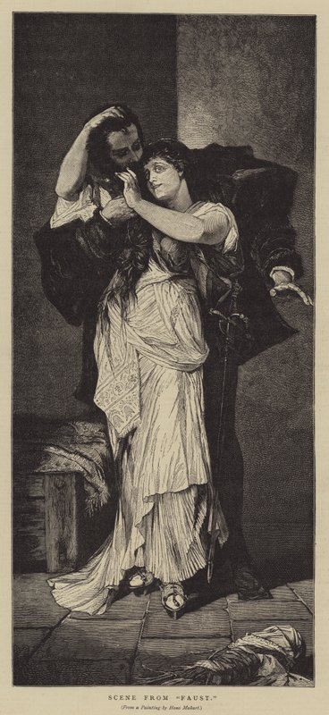 Jelenet a Faustból alkotó: Hans Makart