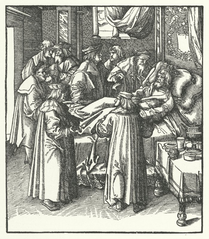 Frigyes római császár halála III alkotó: Hans (after) Burgkmair