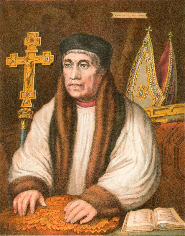 Warham érsek alkotó: Hans (after) Holbein the Younger