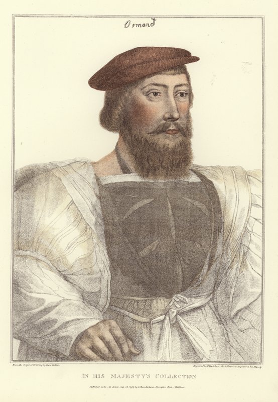 James Butler, metszett Francesco Bartolozzi (1727-1815) (színes metszet) alkotó: Hans (after) Holbein the Younger