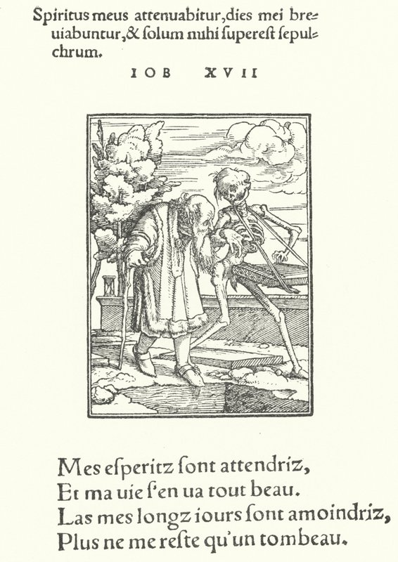 Az öreg (metszet) alkotó: Hans (after) Holbein the Younger
