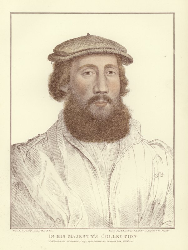 Névtelen férfi (aquatinta) alkotó: Hans Holbein der Jüngere