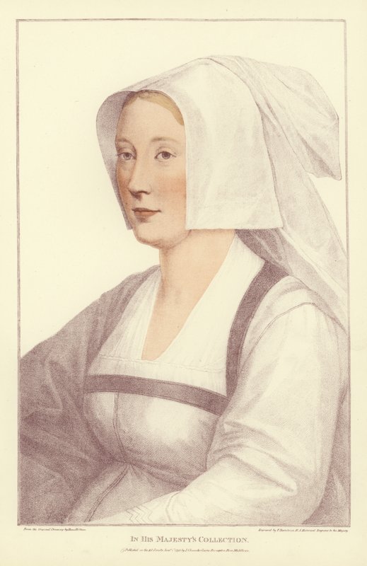 Névtelen nő (akvatinta) alkotó: Hans Holbein der Jüngere