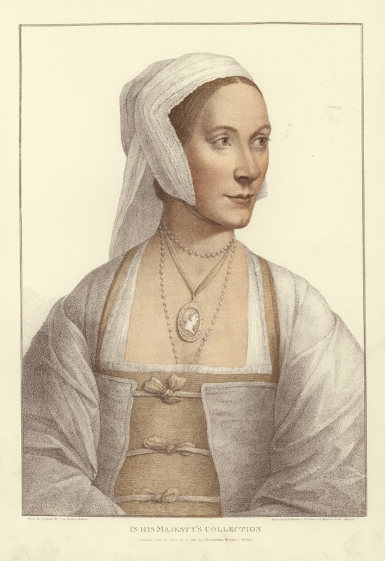 Névtelen nő (akvatinta) alkotó: Hans Holbein der Jüngere