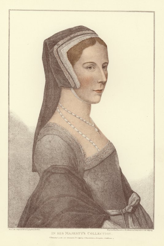 Névtelen nő (akvatinta) alkotó: Hans Holbein der Jüngere