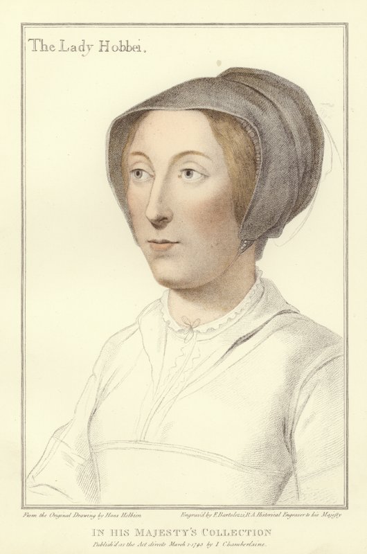 Elizabeth, The Lady Hobbi (akvatinta) alkotó: Hans Holbein der Jüngere