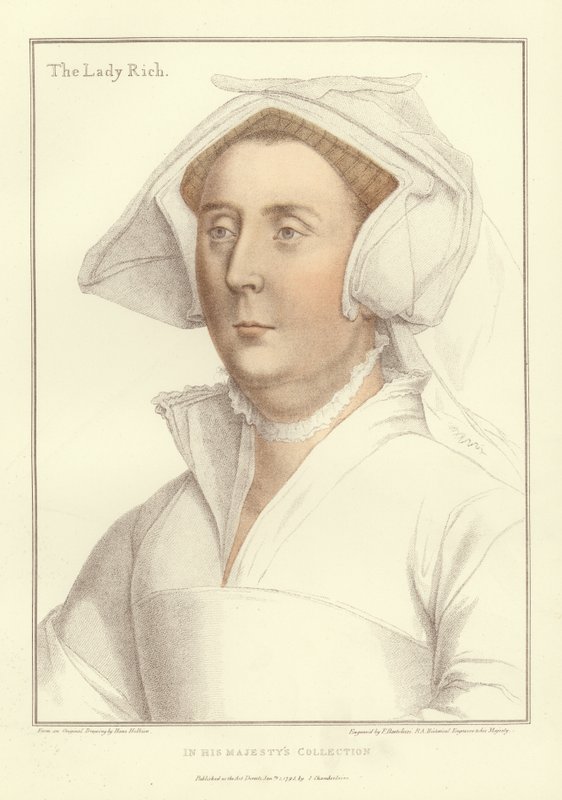 Elizabeth, Lady Rich (akvatinta) alkotó: Hans Holbein der Jüngere