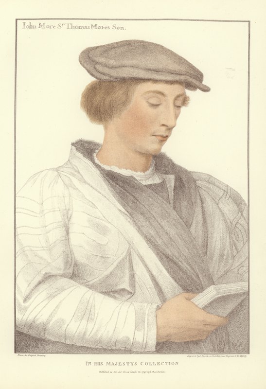 John More, Sir Thomas More fia (akvatinta) alkotó: Hans Holbein der Jüngere