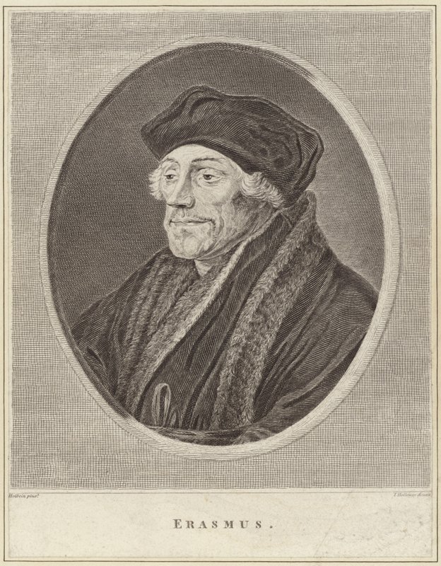 Desiderius Erasmus portréja alkotó: Hans Holbein der Jüngere