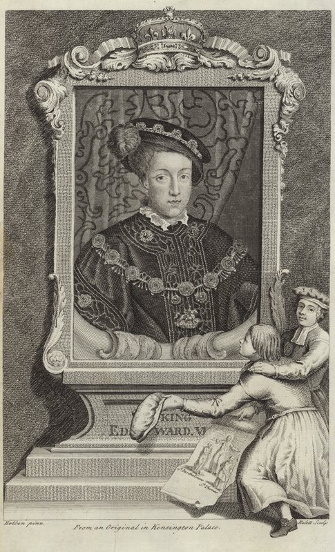 VI. Edward angol portréja alkotó: Hans Holbein der Jüngere