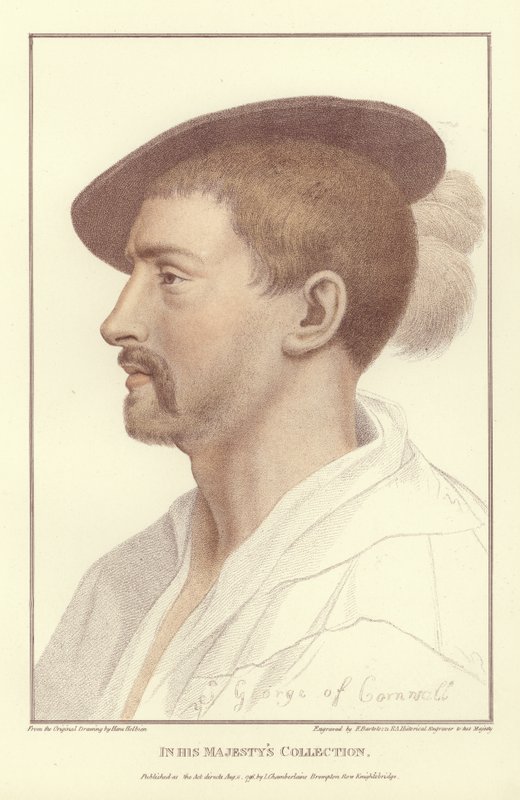 Simon George of Quocout (akvatinta) alkotó: Hans Holbein der Jüngere