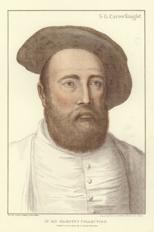 Sir George Carew (akvatinta) alkotó: Hans Holbein der Jüngere