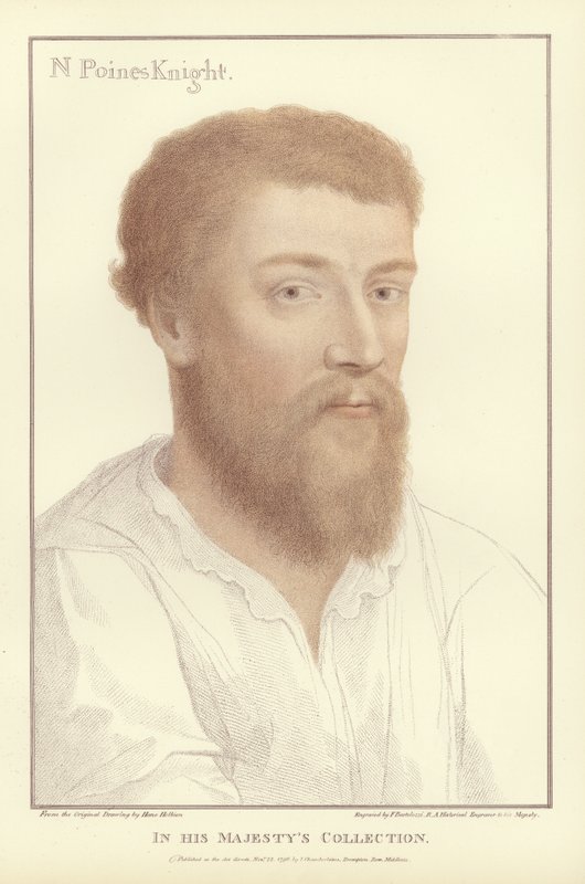 Sir Nicholas Poins (akvatinta) alkotó: Hans Holbein der Jüngere