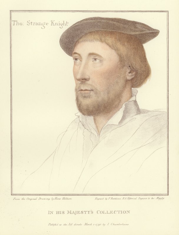 Sir Thomas Strange (akvatinta) alkotó: Hans Holbein der Jüngere