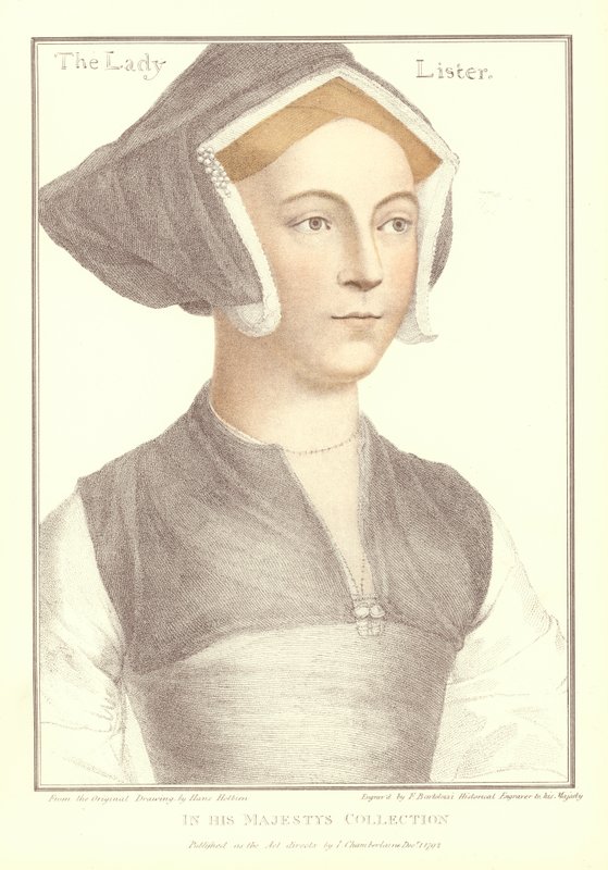 The Lady Lister (akvatinta) alkotó: Hans Holbein der Jüngere