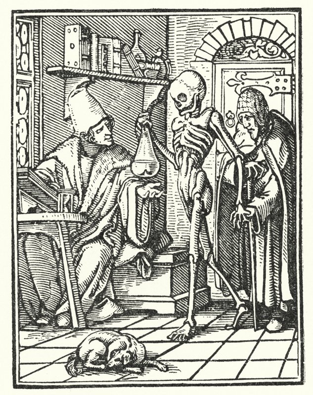 A halál és az orvos alkotó: Hans Holbein der Jüngere