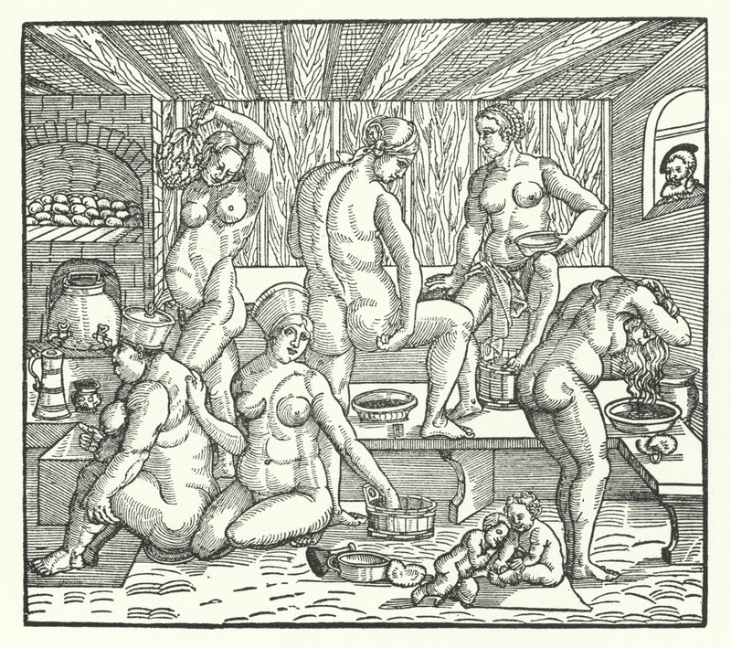 Fürdő nők alkotó: Hans Sebald Beham