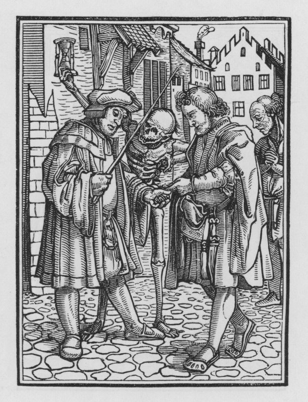 Holbein haláltánca: A szószóló alkotó: Hans after Holbein the Younger