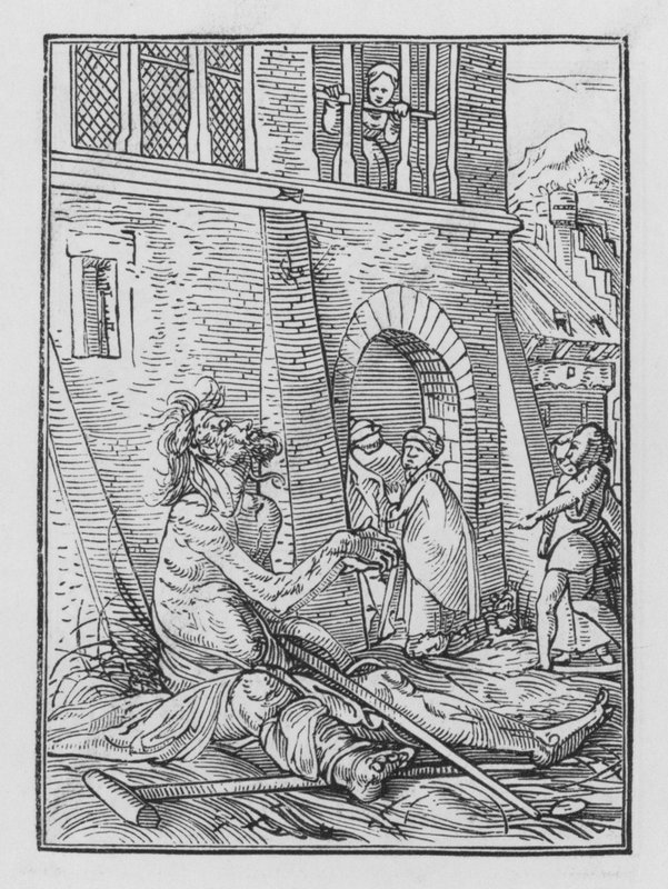 Holbein haláltánca: A koldus alkotó: Hans after Holbein the Younger