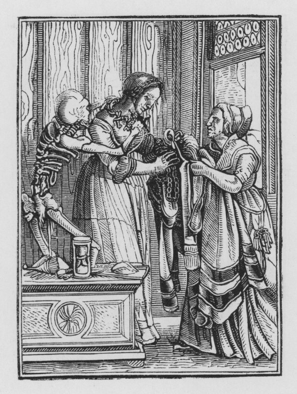 Holbein haláltánca: A grófnő alkotó: Hans after Holbein the Younger