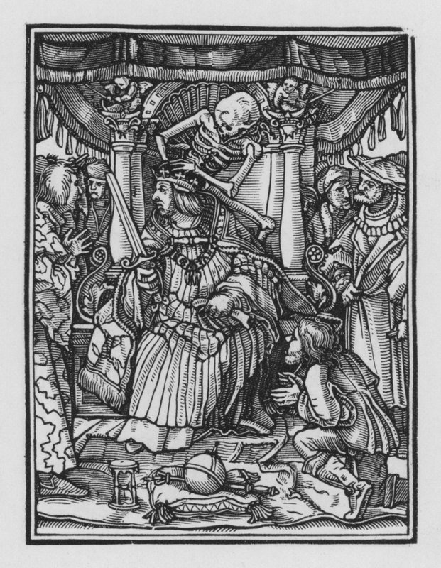 Holbein haláltánca: A császár alkotó: Hans after Holbein the Younger