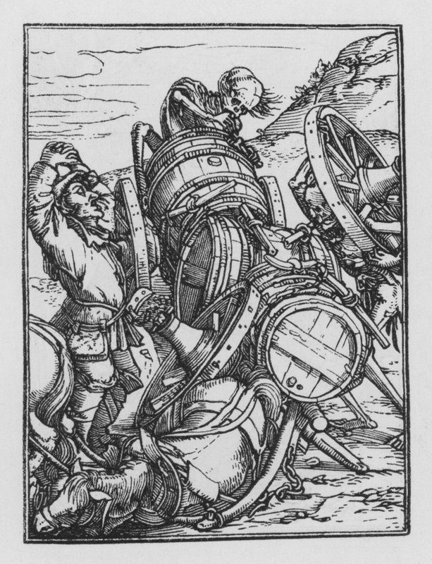 Holbein haláltánca: A kocsis alkotó: Hans after Holbein the Younger