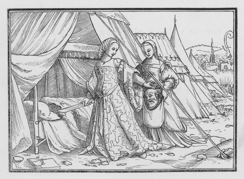 Judith levágta Holofernész fejét, Judit XIII, 8 alkotó: Hans after Holbein the Younger
