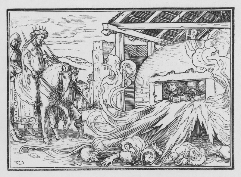 Sidrák, Mésák és Abednégo tűzbe vetve, III. Dániel, 23 alkotó: Hans after Holbein the Younger