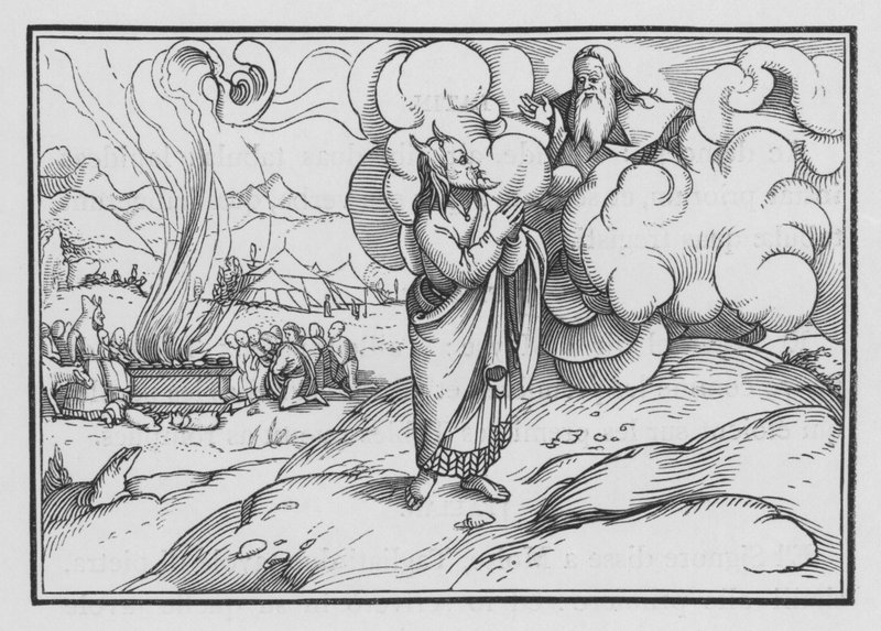 Az égőáldozatok, 3Mózes 1, 2 alkotó: Hans after Holbein the Younger