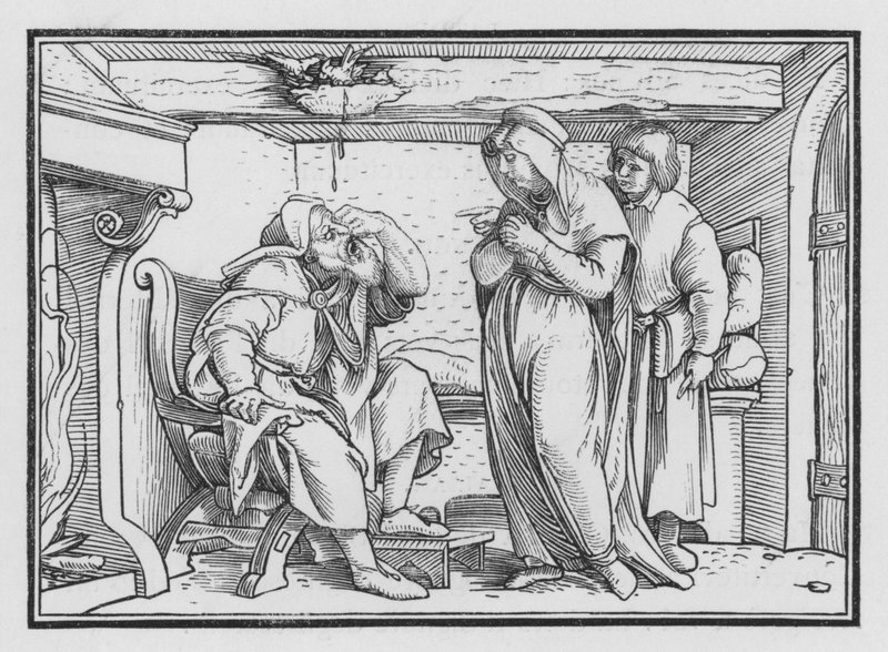Tobit megvakult, Tobit II, 10 alkotó: Hans after Holbein the Younger