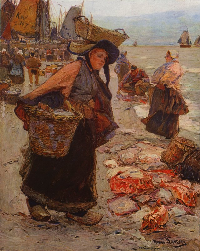 Holland halpiac (színes litho) alkotó: Hans von Bartels