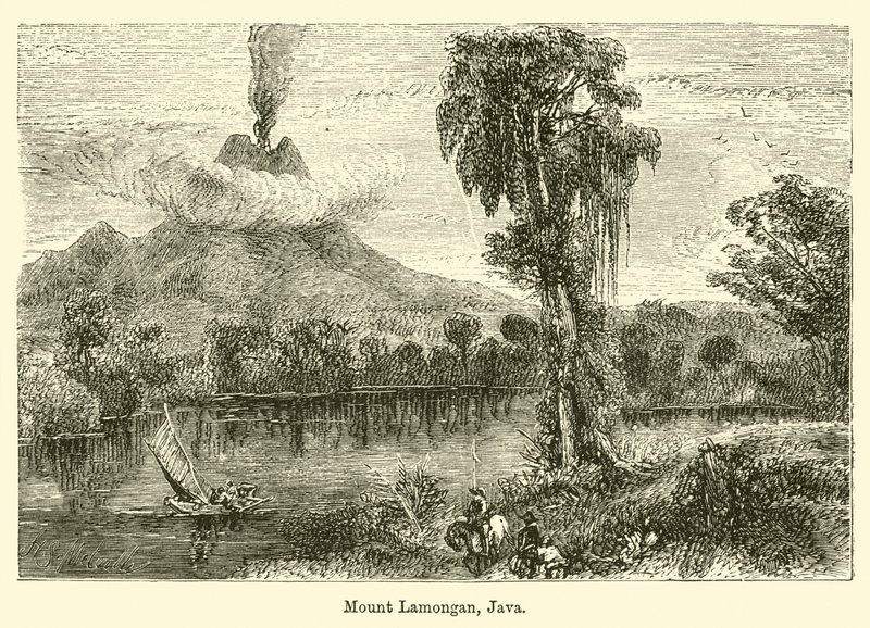Mount Lamongan, Jáva alkotó: Harden Sidney Melville