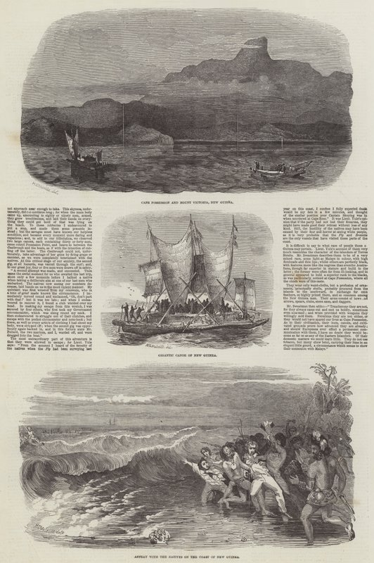 Vázlatok Új-Guineáról alkotó: Harden Sidney Melville