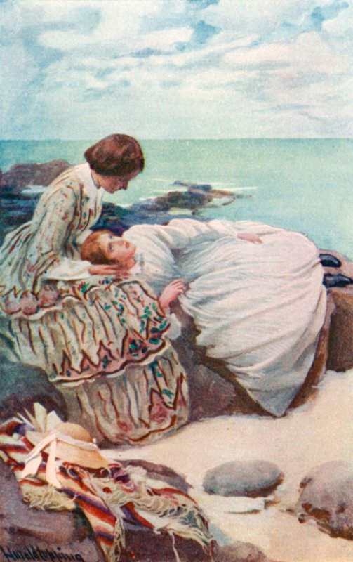 Illusztráció a jó feleségek számára, Louisa M Alcott alkotó: Harold Copping