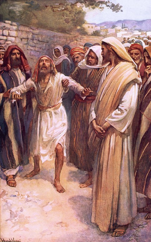 Bartimeus alkotó: Harold Copping