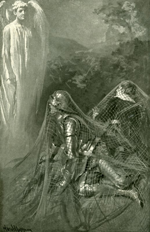 Begabalyodva a hálóba alkotó: Harold Copping