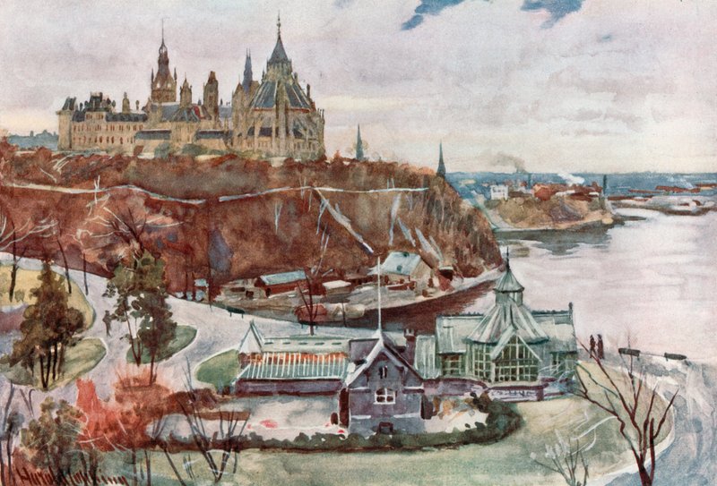 Parlament háza, Ottawa alkotó: Harold Copping