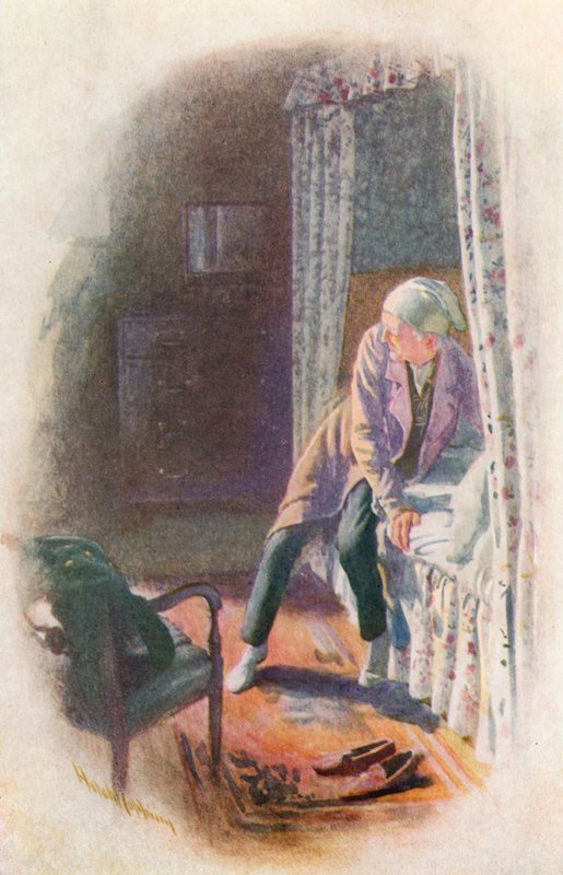 Illusztráció Charles Dickens karácsonyi énekéhez alkotó: Harold Copping