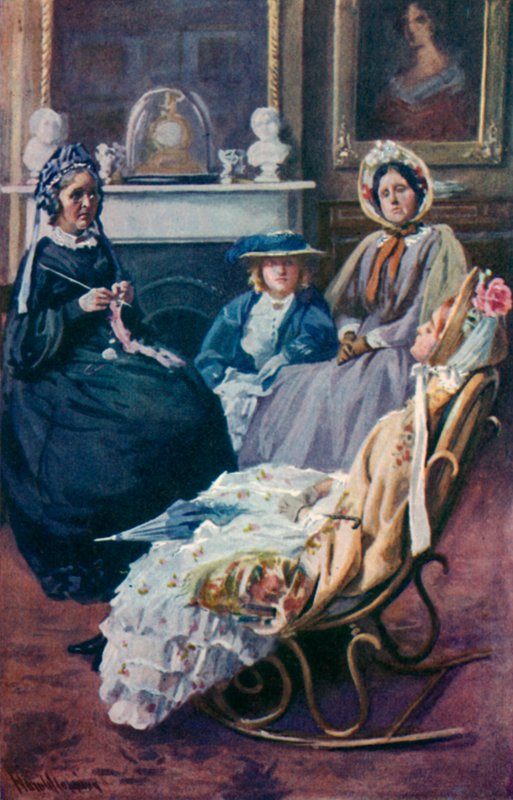 Illusztráció a jó feleségek számára, Louisa M Alcott alkotó: Harold Copping