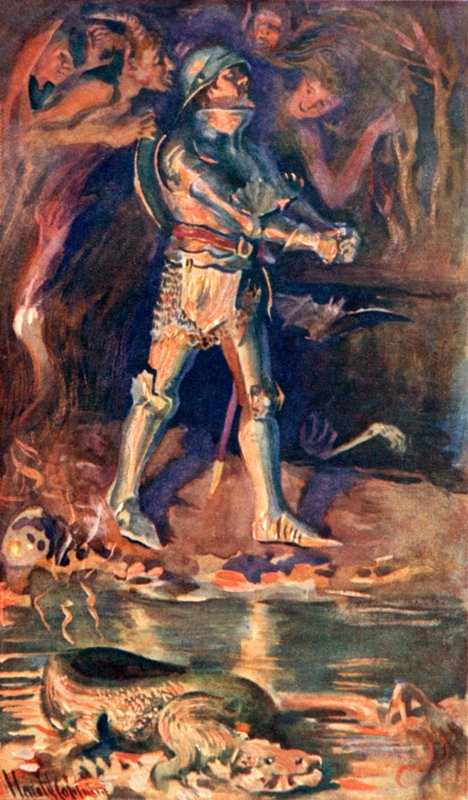 A halál árnyékának völgyében alkotó: Harold Copping
