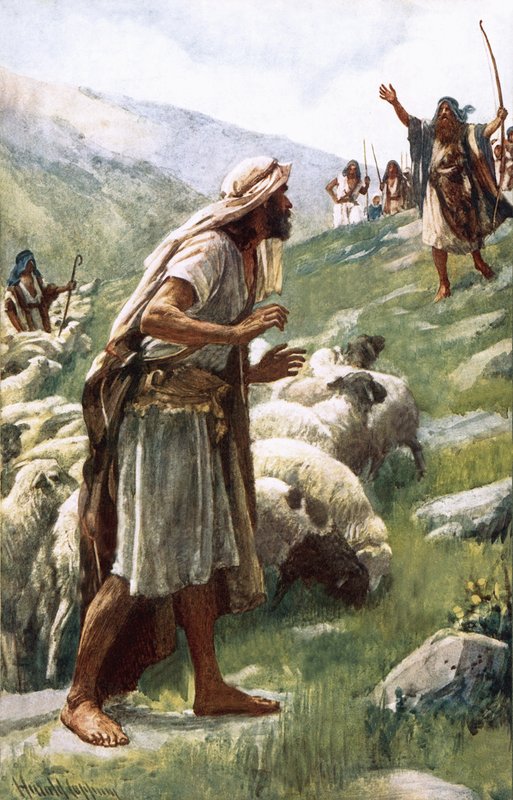 Jákob és Ézsau alkotó: Harold Copping