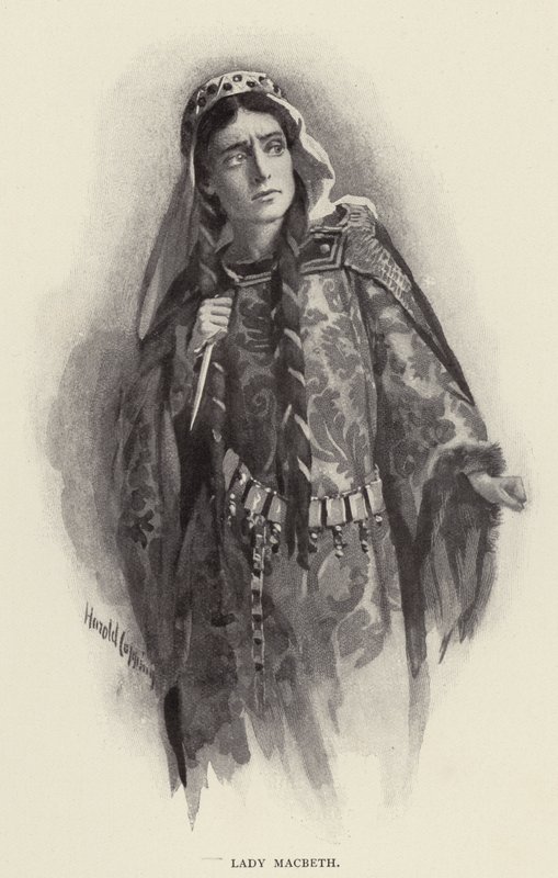 Hölgy macbeth alkotó: Harold Copping