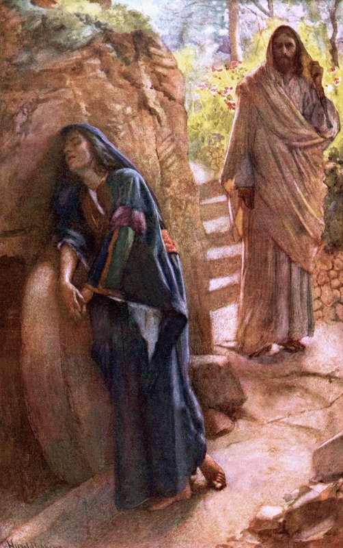 Mária Magdolna a sírnál alkotó: Harold Copping