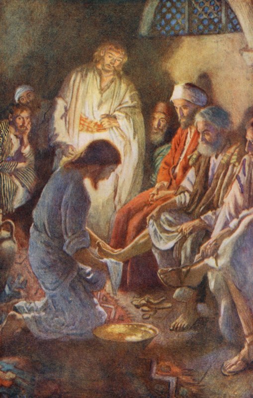 Újszövetség: (színes litográfia) alkotó: Harold Copping